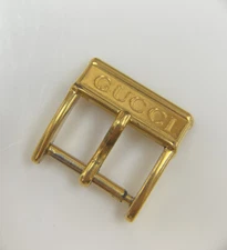 Original Gucci 14mm Stainless Steel Gold Tone Watch Buckle