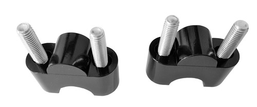 Bay4Global Handlebar Risers for BMW G650GS / G 650 GS - 25mm up - Black - Picture 4 of 5