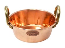 CopperGarden®  Bassine à confiture | 16 cm en cuivre masssif 