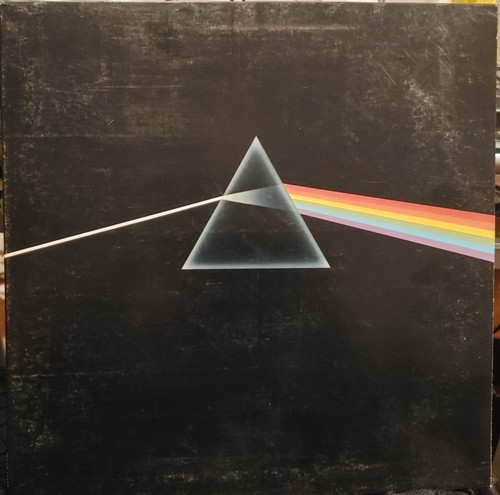 PINK FLOYD Dark Side of the Moon Canadian LP NM + Posters and Stickers