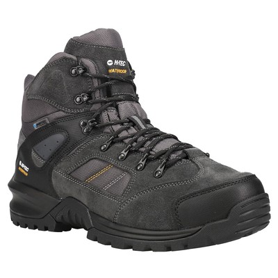 Hi-Tec Rock Mid Wp Lace Up Hiking Mens Black Casual Boots  display picture 1