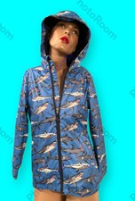 Joules Rain Shark Jacket 9-10 years Kids