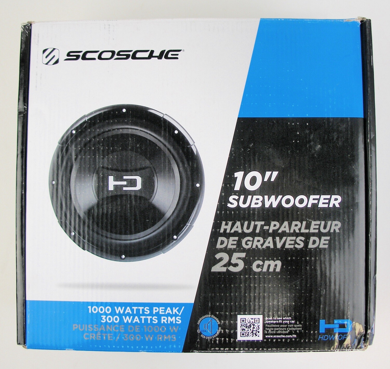 scosche powered subwoofer