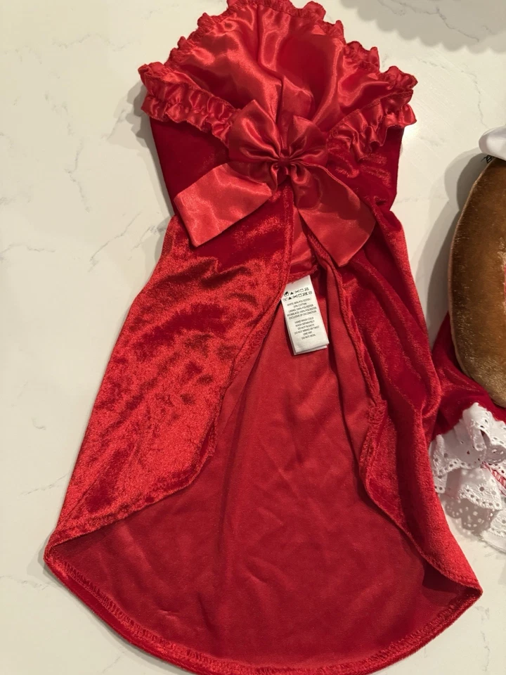 Disfraz de perro Caperucita Roja Bruja Artesanos - Talla M - Capa + Vestido Foto 3 de 4