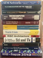 Vintage Computer Textbook Lot (12). Free Ship...