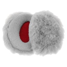 1 Pair Reusable Fleece Ear Warmers Winter Ear Covers Windproof Grey
