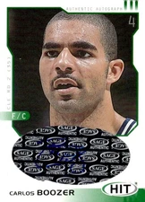 CARLOS BOOZER 2002 HIT ROOKIE RC AUTO AUTOGRAPH ! 🔥🔥 DUKE / CAVS