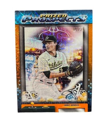 2025 Bowman Draft Jamie Arnold #PP-11 Prized Prospects Orange Mojo 05/25 As