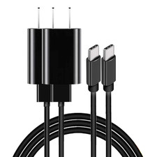 2 Pack Type-C Solar Samsung TV Remote Charger Cord, Replacement Samsung Smart Co