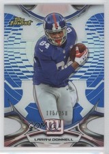 2015 Topps Finest Blue Refractor 175/250 Larry Donnell #62 0b0