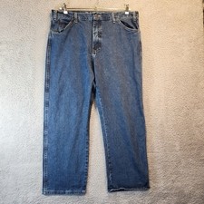 Dickies Relaxed Fit Jeans Mens 38x30 Medium Wash Denim A Legend in Work Cotton