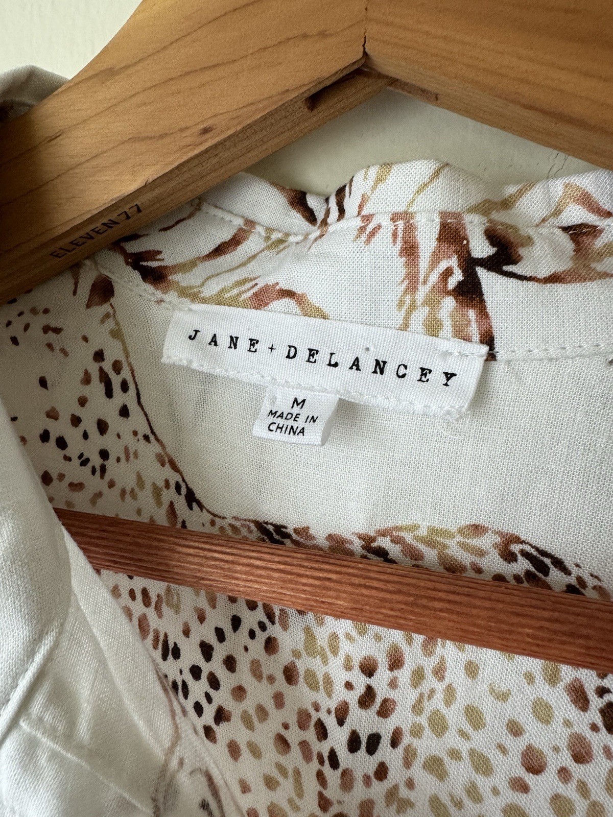 Woman’s Long Sleeve Button Down Leopard Print Dre… - image 4