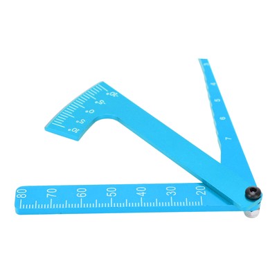 BLUE RC AdjusT Aluminium Messen Caliper Rad Höhe Rim Camber Angle Lineal CU