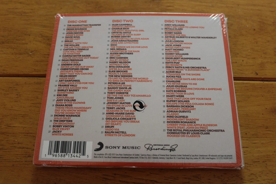 Loungin' CD The Easy Pop Album 3 Discs 70s 80s Soft Rock Classic Hits New Foto 2 de 2