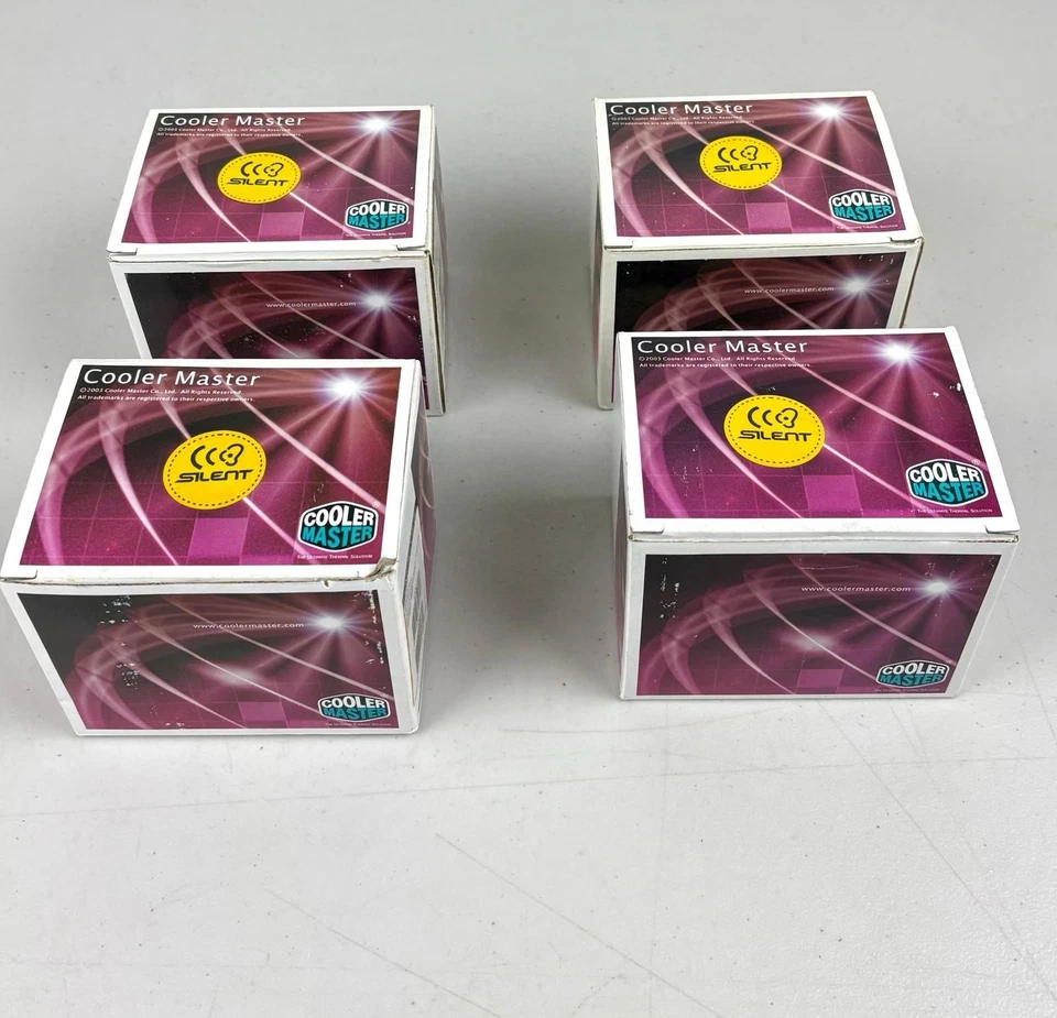 Cooler Master CK8-8JD2B-0L-GP 80mm CPU Cooler Set Of 4- New In The Box - Image 2 of 4