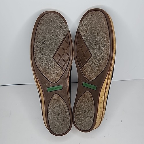 Grasshoppers Ortholite Wedge Shoes Womens 9W Black Stretch Slip On Shoes - Picture 11 of 12