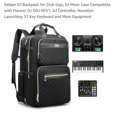 Rabjen DJ Backpack for Club Gigs New