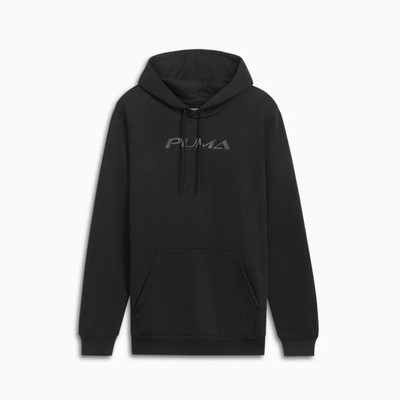 NWT PUMA Tonal Collection Hoodie Black Soft Fleece Men's Size Medium 684391-01