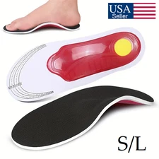 Orthotic Shoe Insoles Inserts Flat Feet High Arch Support for Plantar Fasciitis