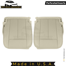 2015-2017 For Ford Expedition Leatherette Perf Front Bottom Seat Covers Dune