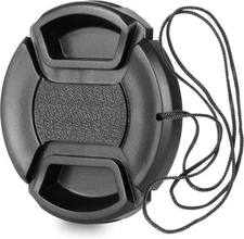 Universal 58mm Center Pinch Lens Cap & Leash Holder for Sony Canon Nikon DSLR