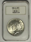 1926 D PEACE DOLLAR NGC MS 64 / SHARP COIN