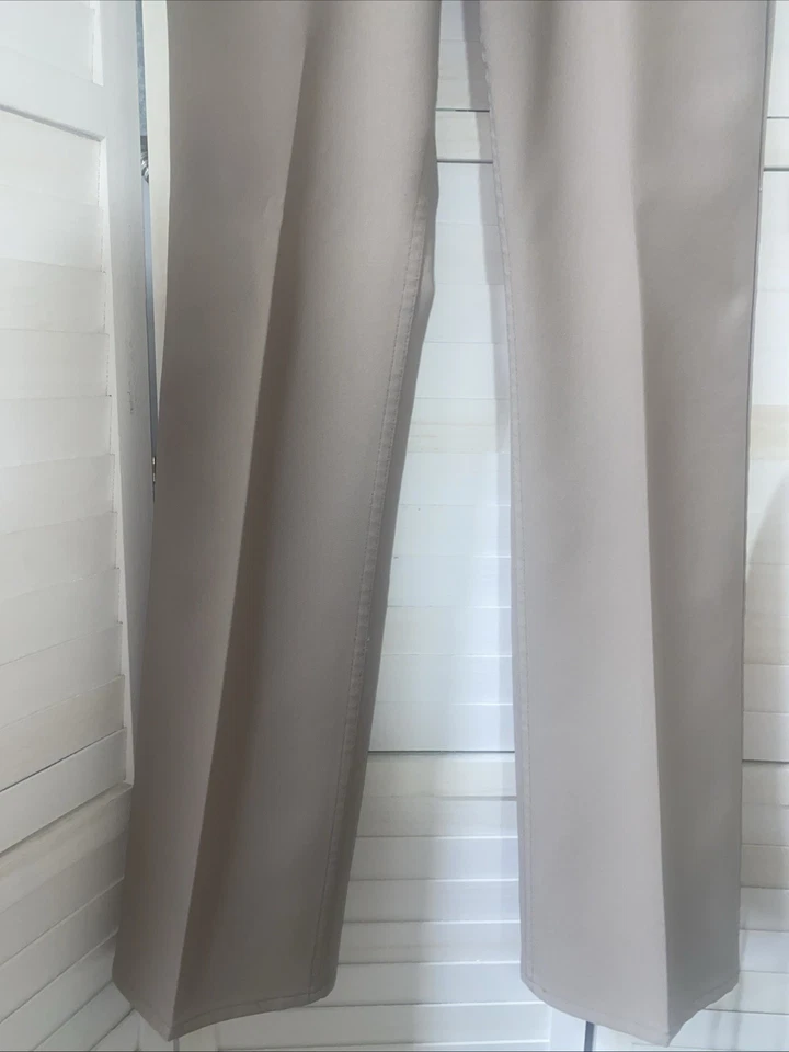 VTG 70s 80s Men LEVIS Khaki Dacron Polyester Knit Leisure Slacks Pants USA 34x34 - Image 3 of 4