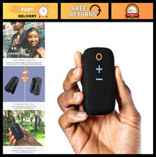 Wearable Clip-on Bluetooth Speaker, IPX5 Waterproof, Hands-Free Speakerphone, Co