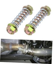 2PCS Automobile Exhaust Bolts and Springs,Car Accessories,M10-1.5x67mm Gold