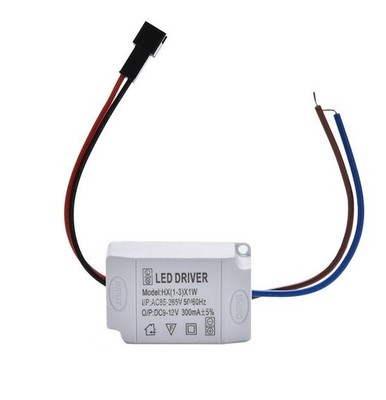 2PCS 3X1W AC 85V-265V to DC 12V LED Electronic Transformer Power Supply Driver #