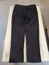 Lands End Pants Women's Black 60 Cotton 40 Polyester Trouser Size 22W NWT