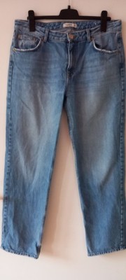 Damenjeans Gr.44 Pull&Bear, Blau, Made In Egypt, Straight Leg