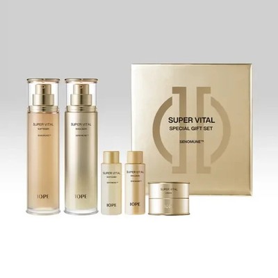 IOPE Super Vital Softener 150ml & Emulsion 150ml Set Flavonoid Lift & Firm Skin