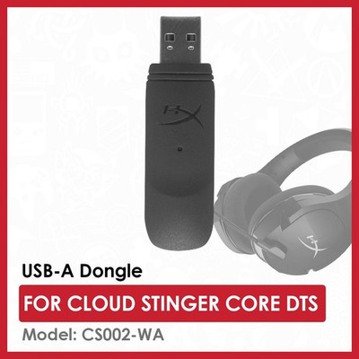 HyperX USB-A Dongle for Cloud Stinger Core DTS Wireless Headset | CS002-WA
