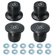 Qty.4 Machined Wheels/Rollers with Total Gym , Fits Models XL, XLS, & Fit wit