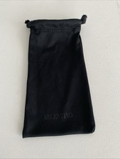 Valentino Authenticated Black Dust Bag Sunglasses Accessory Pouch, new