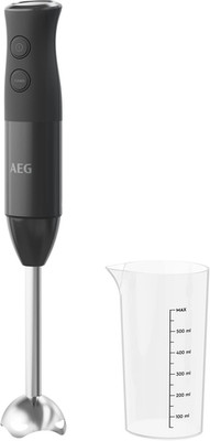 AEG HB4-1-4GG Stabmixer / 2 Edelstahl-Klingen/Inkl. Smoothie-Becher/Bpa-Frei / 2