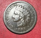 1883 US Indian Head Cent! VG! Old US Coin!