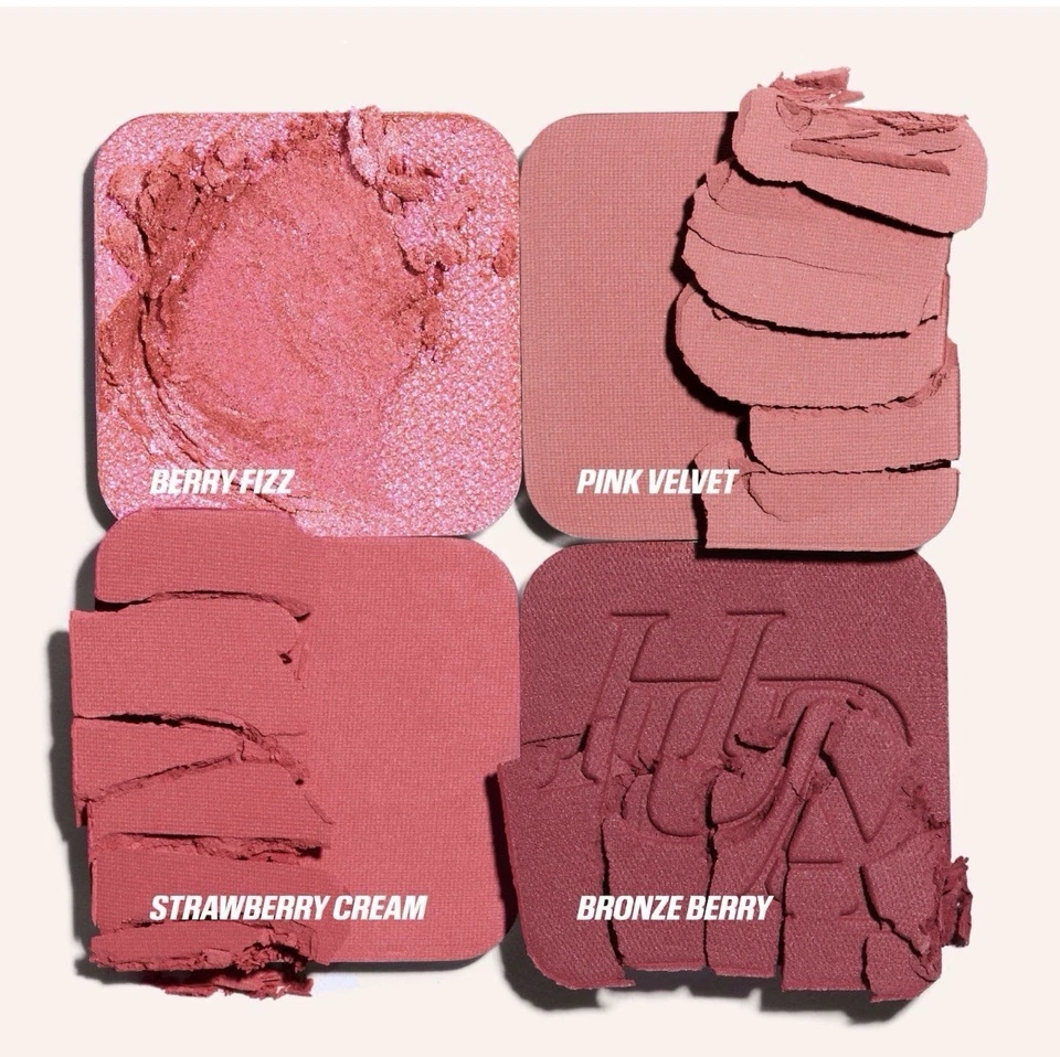 HUDA BEAUTY Blush Filter Blurring Blushlighters Palette Rose Berry - Image 4 of 4