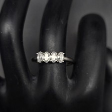 Sterling Silver Quartz Ring Size 7 925 Oval Cut