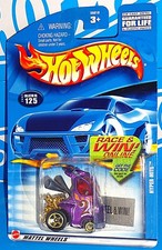 Hot Wheels 2002 Mainline Release #125 Hyper Mite Mtflk Purple w/ Thailand Base