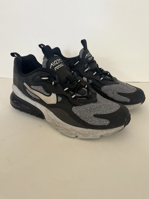 Nike Boys Air Max 270 React Black Running Shoes Size 7Y Youth Sneakers