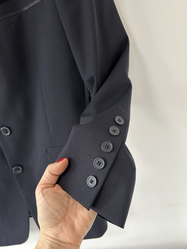 Delta Collection Flight Attendant Uniform Blazer Navy Blue Size 38R Men's - Picture 2 of 8
