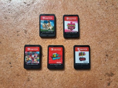 Nintendo Switch Spiele (Mario Kart 8, Odyssey, 3DWorld, Pokemon Evoli, Schild)