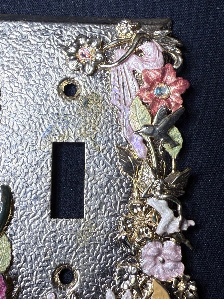 Kirks Folly Outlet Cubierta Bosque Hadas Tono Dorado Hadas Sprite Floral Capricho Foto 3 de 4