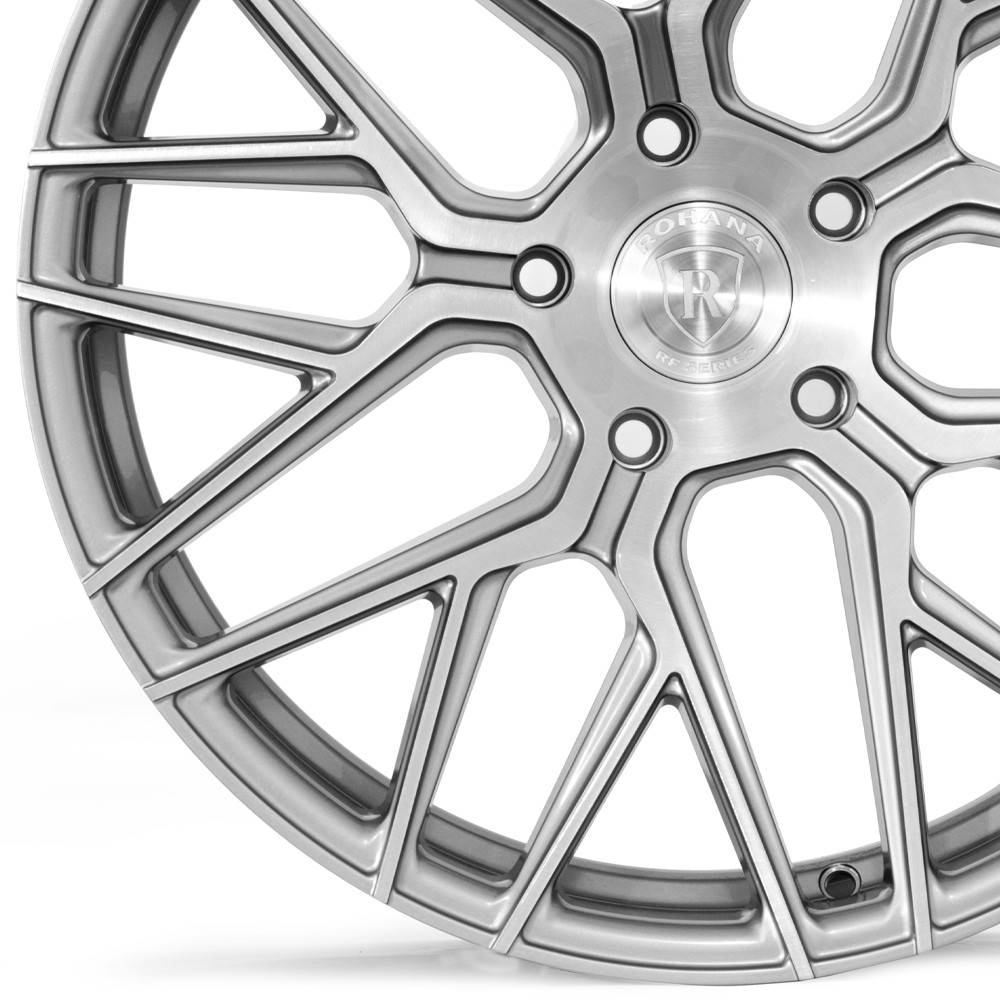 20" 21" ROHANA RFX10 TITANIUM CONCAVE WHEELS RIMS FITS MCLAREN 570S 570GT 650S