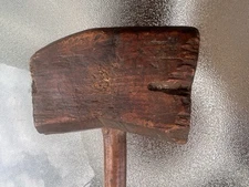 Antique Primitive Carpenter's Wood Mallet/Hammer~Farm Tool~Home Decor~Rustic