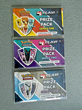 Prize Pack Booster Series 1, 2 & 3 Sealed & Sleeved Pokemon Cards