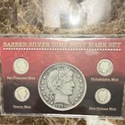 Barber Silver Dime Set 1892-1916 P D S O .900 Silver