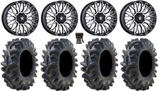 MSA Clubber 14" Wheels Mh 32" Incursion A/T Tires Kawasaki Mule Pro FXT KRX